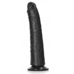 Real Rock Ultra Skin Gode Slim Dildo 18 x 4.2cm Noir